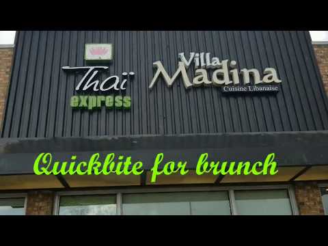 Thai Express/Villa Madina quickbite for a healthy brunch Montreal,Quebec