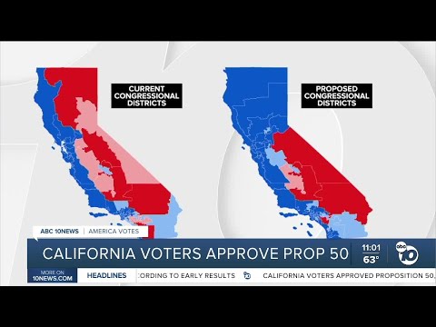 California Voters Approve New US House Map To Boost Democrats In 2026