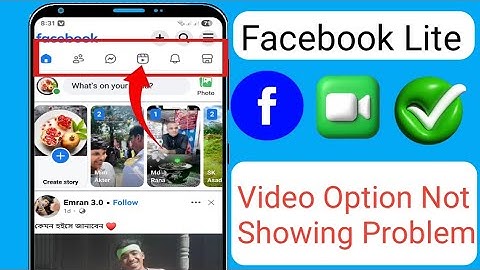 How to fix Facebook Lite Video Option Not Showing Problem(2025) || Fix Video Option 