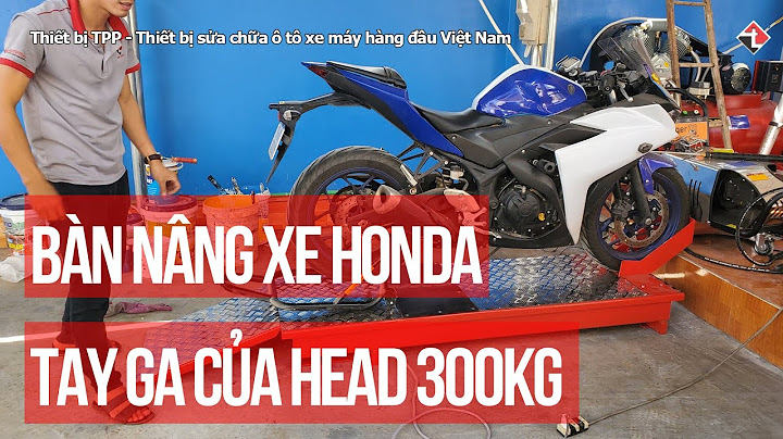 Bàn nâng xe máy yamaha