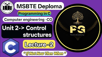 CO2k Unit 2 Lecture 2 | Pair of if–else Statement with Programs | MSBTE Diploma
