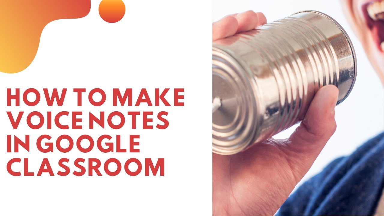 setting a voice memo assignment on google classroom