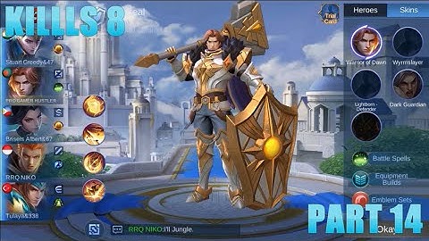 New Hero । Mobile Legends: Bang Bang gameplay part 14 ( ios , android )