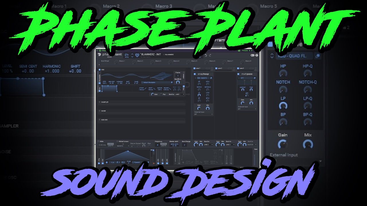 Making Presets in Phase Plant