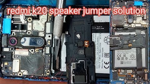 redmi k20 speaker jumper solution redmi k20 audio ic problem