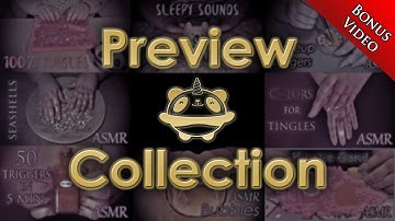 ✨ASMR SPECIAL 100 SUBSCRIBERS✨ Preview Collection (No talking) ||Cute Things 🐼||