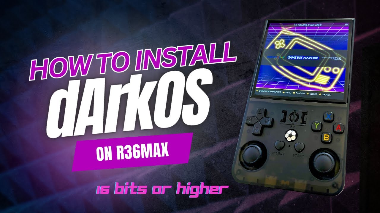 R36Max - How to install the New ArkOS Called dArkOS - YouTube