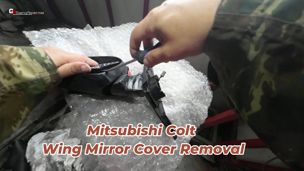 Mitsubishi Colt  2002-2013 Wing Mirror Cover Removal