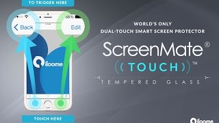 NEW iloome ScreenMate® Touch - Invisible∙SmartTouch∙Tempered Glass Screen Protector for iPhone 6