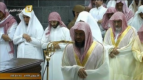 تهجد ليلة 28 رمضان 1439هـ تلاوة فضيلة الشيخ أ.د.سعود الشريم من سورتي الأنعام والأعراف 🌿😍🎧😴