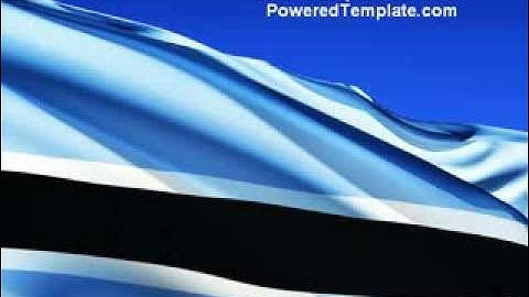 Botswana PowerPoint Template by PoweredTemplate.com