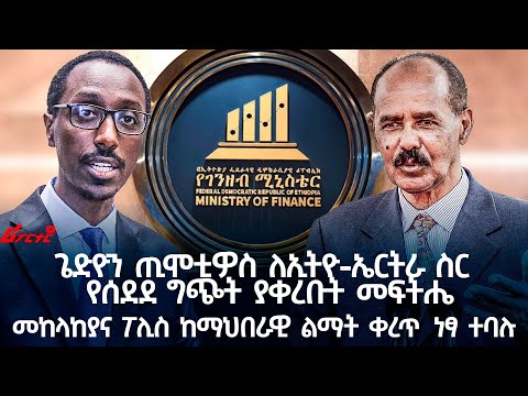 ጌድዮን ጢሞቲዎስ ለኢትዮ ኤርትራ ስር የሰደደ ግጭት ያቀረቡት መፍትሔ Ethiopian Reporter