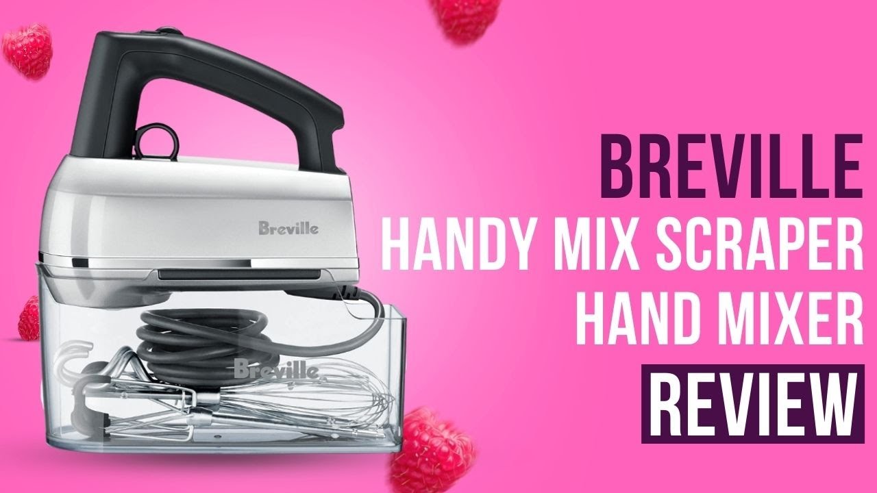  Breville Handy Mix Scraper Hand Mixer, Red Velvet Cake,  BHM800RVC: Home & Kitchen