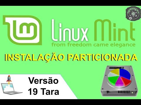 ?? INSTALAÇÃO PARTICIONADA do Linux Mint 19 Tara