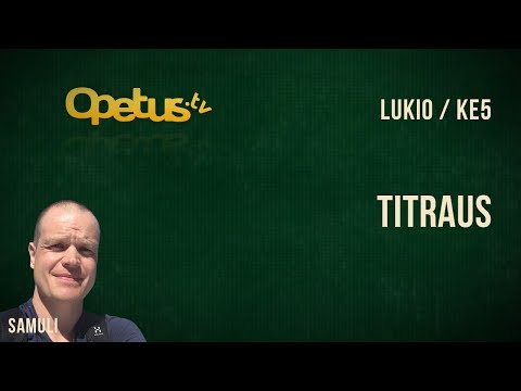 Video: Mikä on titraus ja titraustyypit?