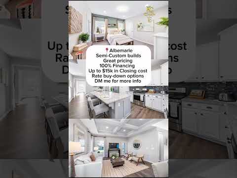 New Construction & 100% Financing Available!