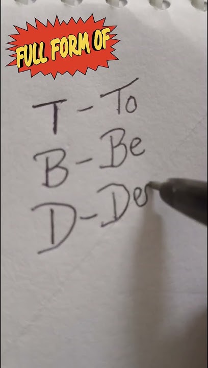 TBD Full Form shorts learnfullforms fullform learnenglish acronyms tbd-full-form-shorts-learnfullforms-fullform-learnenglish-acronyms