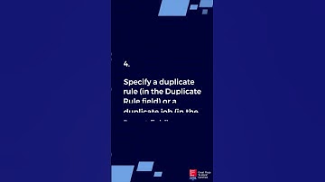 Manage Duplicates in Lightning Experience #shorts #shortsvideo #sfdc #salesforce