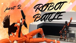 Robot Battle Giant VS Swordsman (Part 2) | Stop Motion