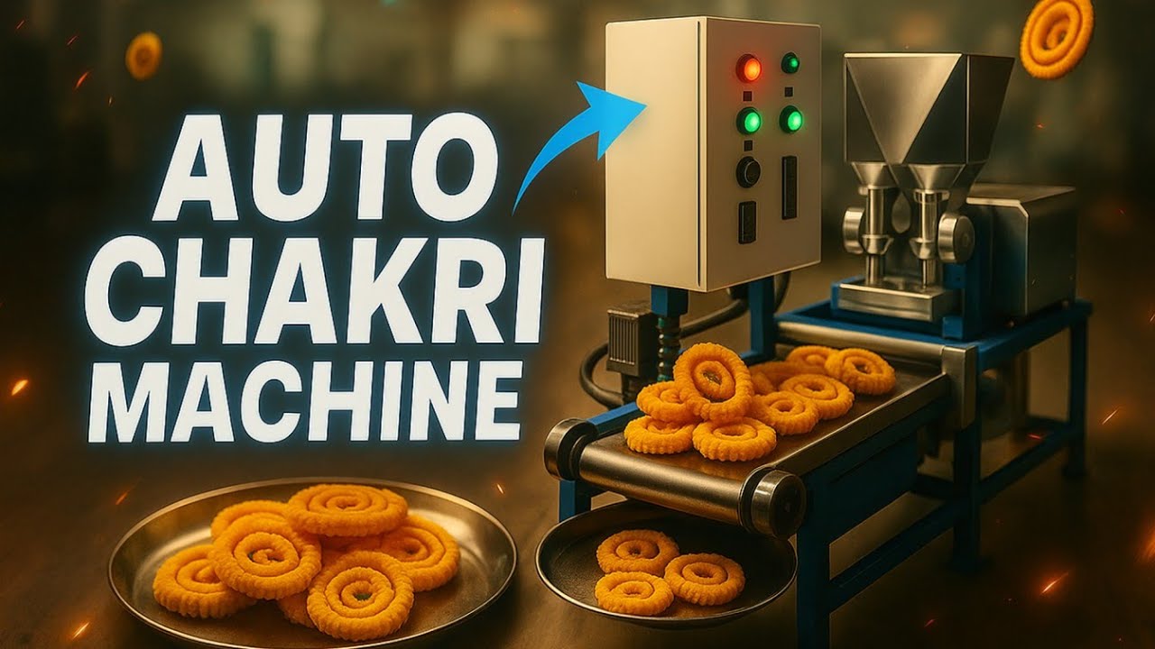 Automatic Chakri Making Machine ऑटोमैटिक चकरी मशीन