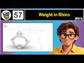 How to Calculate Weight in Rhino 3D with ChatGPT | Rhino 3D Weight Calculation Tutorial for Designer