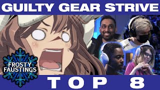 Frosty Faustings XVI 2024 Strive Top 8 (TempestNYC ApologyMan Rat Slash Leffen UMISHO) Guilty Gear