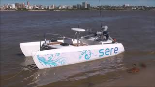 SERE01 / Electric MiniCatamaran Torqeedo / Mini catamarán con propulsión eléctrica