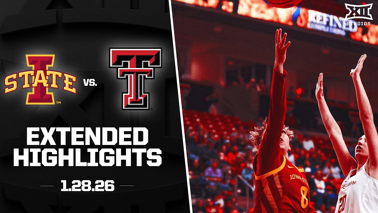 Iowa State vs. #21 Texas Tech Extended Highlights | 2025-26 Big 12 Women's Basketball