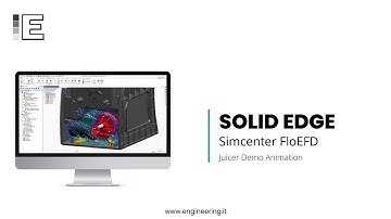 Simcenter FLOEFD for Solid Edge Juicer Demo Animation   Demonstration Video