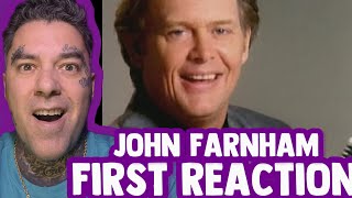 Rapper FIRST TIME REACTION to JOHN FARNHAM w/ HUMAN NATURE “Every Time You Cry”