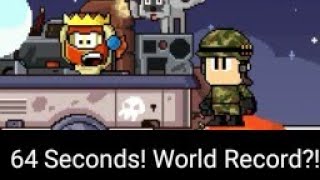 Dan The Man - Defeating The Resistance Leader [HARD] in 64 SECONDS! (New World Record)