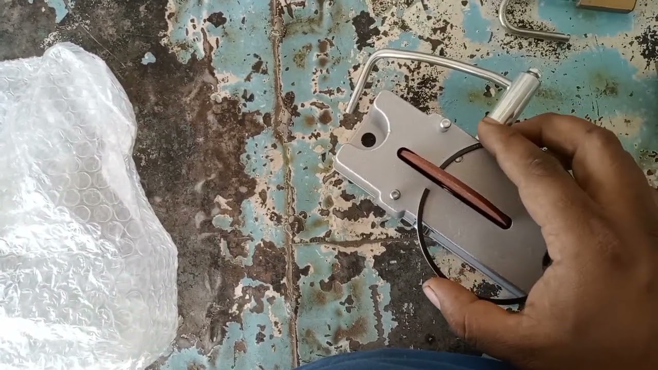 probando cortadora de anillos de pistón