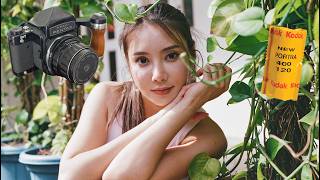 Portra 400 with Pentax 67 and 105mm 2.4 Analog Portrait Shooting