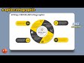 92.The Infographics show - MS PowerPoint 4 Step CIRCULAR Design | Black &amp; Yellow Theme
