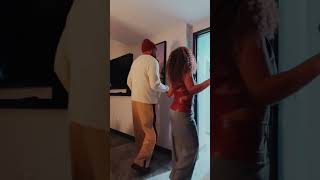 Valentine’s Day dinner plans… dance first. #happyvalentinesday #husbandwife
