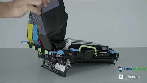 Replacing the imaging unit | Lexmark XC4140
