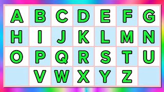 ABC Upper Case Letters for Kids | A to Z Capital Alphabets | English Alphabet Learning for Children