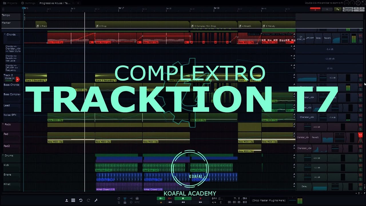 Complextro en Tracktion T7 l Testeando Tracktion T7 YouTube