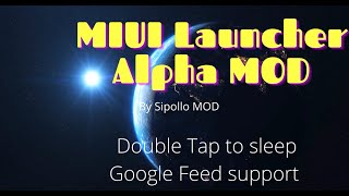 MIUI Launcher Alpha MOD with Google Feed and DT2S screenshot 2