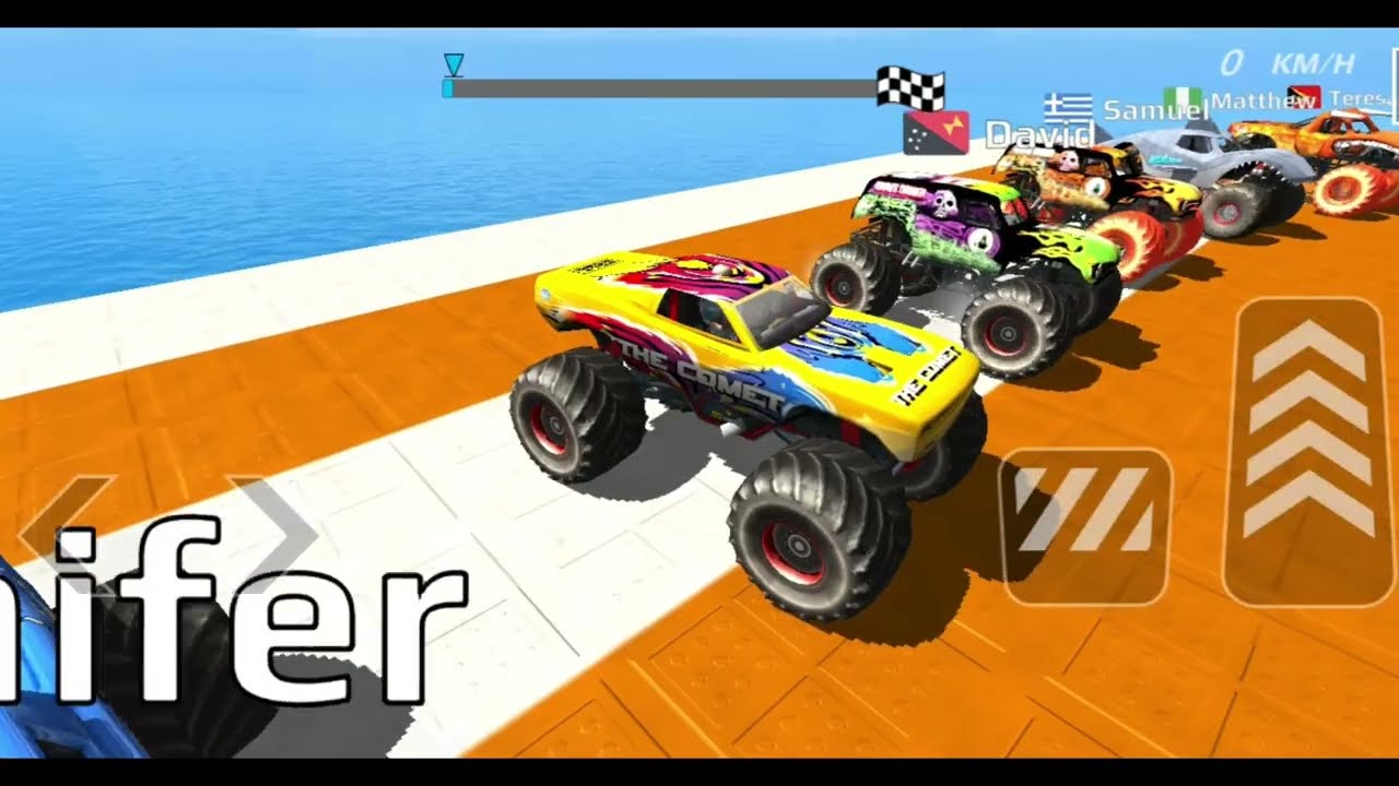 Ramp Monster Truck Extreme GT Racing Stunts - Android Game - 3D Cars - . GT