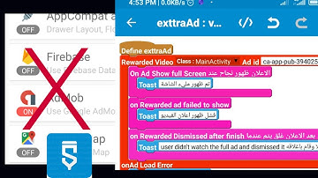 Admob Rewarded Video Ads in Sketchware 2021
