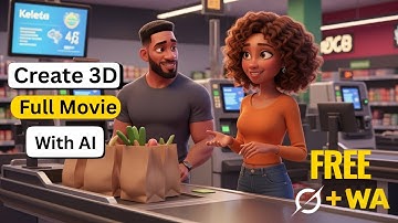 How I Created a Full 3D Movie Using FREE AI Tools (Grok + Whisk Step-by-Step Tutorial)