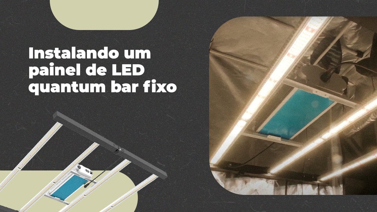 Unboxing + Instalação do Painel Quantum Bar Fixo da leds indoor: Tutorial Passo a Passo