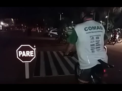 Pedalada "Sónabóia" Nigth Bikers fez campanha contra o doping