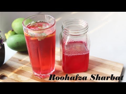 how-to-make-rooh-afza-summer-special-||-homemade-roohafza-sharbat-||-tomi-ononna