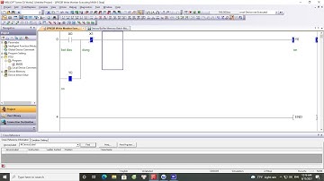 Lệnh thường mở và thường đóng trong PLC Mitshubishi GXWORK2
