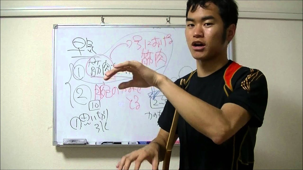 弓を引くうえで必要な筋肉の付け方と早気克服法