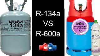 r134a vs r600a which is better and its operating pressures In freezing, refrigeration, and A/A.