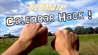 Calendar hack - life hacks