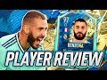 THIS CARD IS INSANE! 😰 97 TOTSSF BENZEMA PLAYER REVIEW! - FIFA 20 Ultimate Team